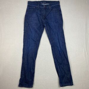 Mott & Bow Mens Size W33 L32 Slim Fit Jeans Medium Wash Dark Blue Denim Stretch